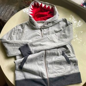 NWOT Biys Crewcuts Shark Hoodie sz 12